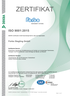 Zertifikat ISO 9001 2015 DE