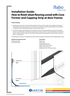 Forbo Quantum Installation Guide Sheet Flooring Cove Cap Door Frame