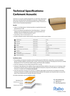 Corkment Technical Specifications 