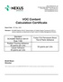 F34 TVOC Emissions Test Certificate