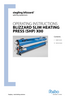 283 EN / DE-User manual Blizzard Slim Heating Press (SHP) X00 