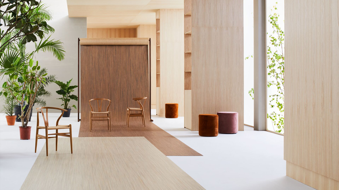 Marmoleum Linear natural linoleum flooring