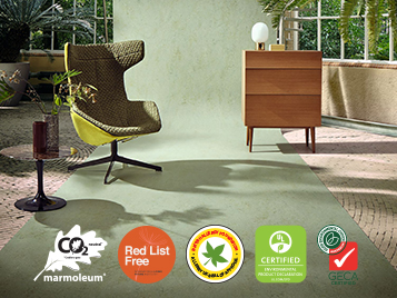Forbo Marmoleum - natural linoleum flooring eco labels