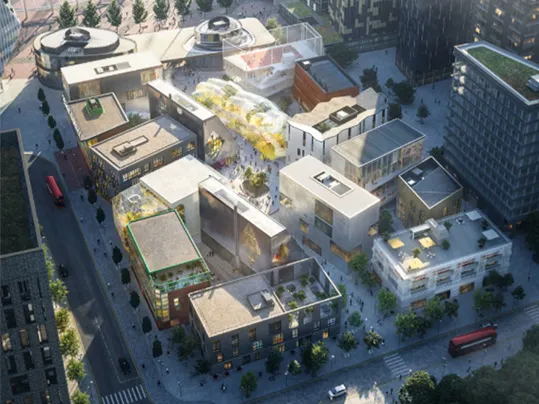 CGI of Design District area generated by Continuous (formerly Uniform)