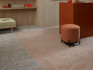 Tessera Inline - 875 banoffee & 881 flamingo