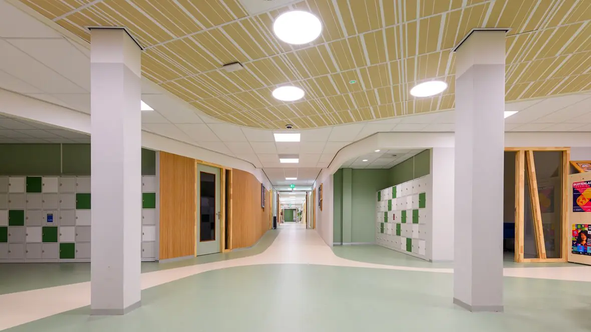 Berger Scholengemeenschap - met Sphera projectvinyl vloer in thyme en linen