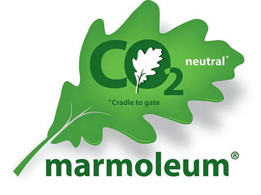 Marmoleum - produit dans une stricte neutralité CO2