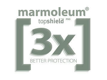 Marmoleum Topshield pro protection