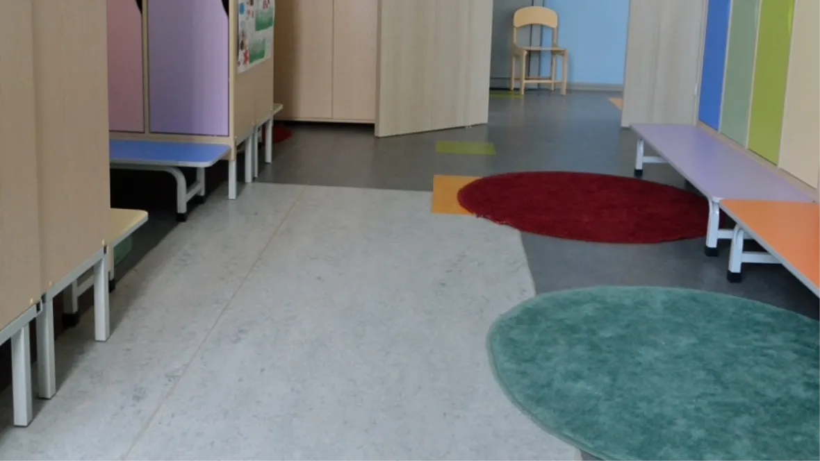 Changing rooms in Kindergarten