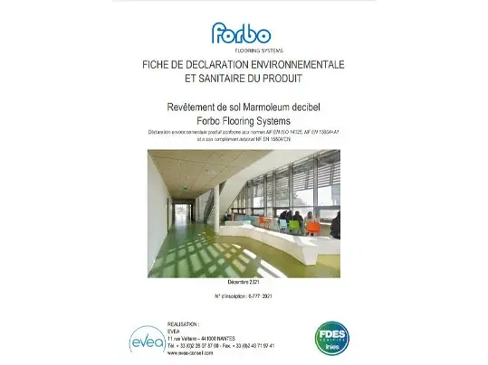 Revêtement de sol FDES environnement Forbo Flooring