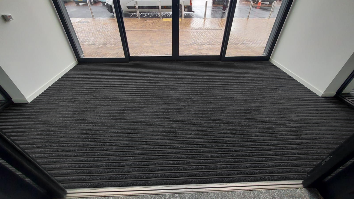  Image of Nuway Grid Black Anodised barrier matting