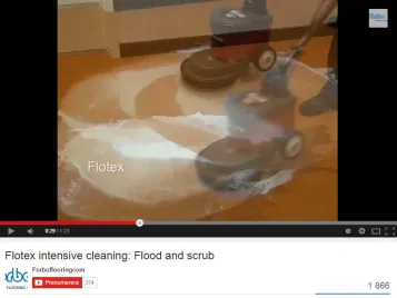 Flotex städanvisning instruktionsfilm på YouTube