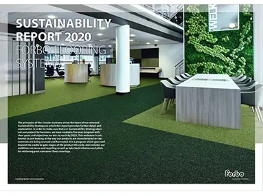 Výroční zpráva o udržitelnosti za rok 2020