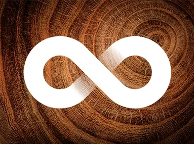 Tree + infinity logo