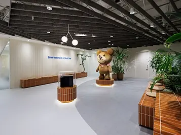 Colopl new office_japan_Marmoleum solid2
