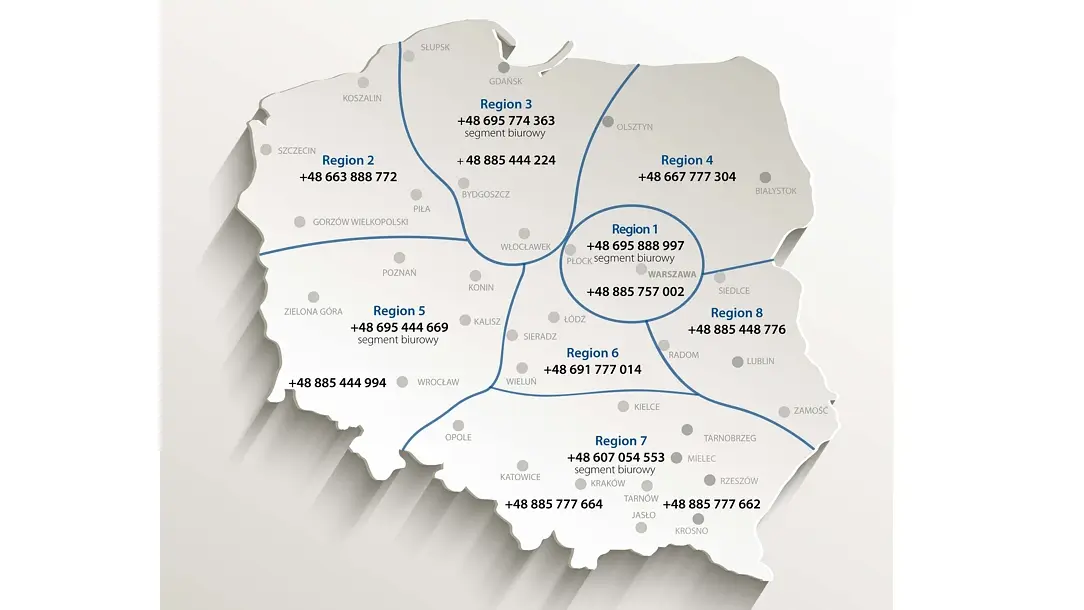 Przedstawiciele regionalni Forbo Polska