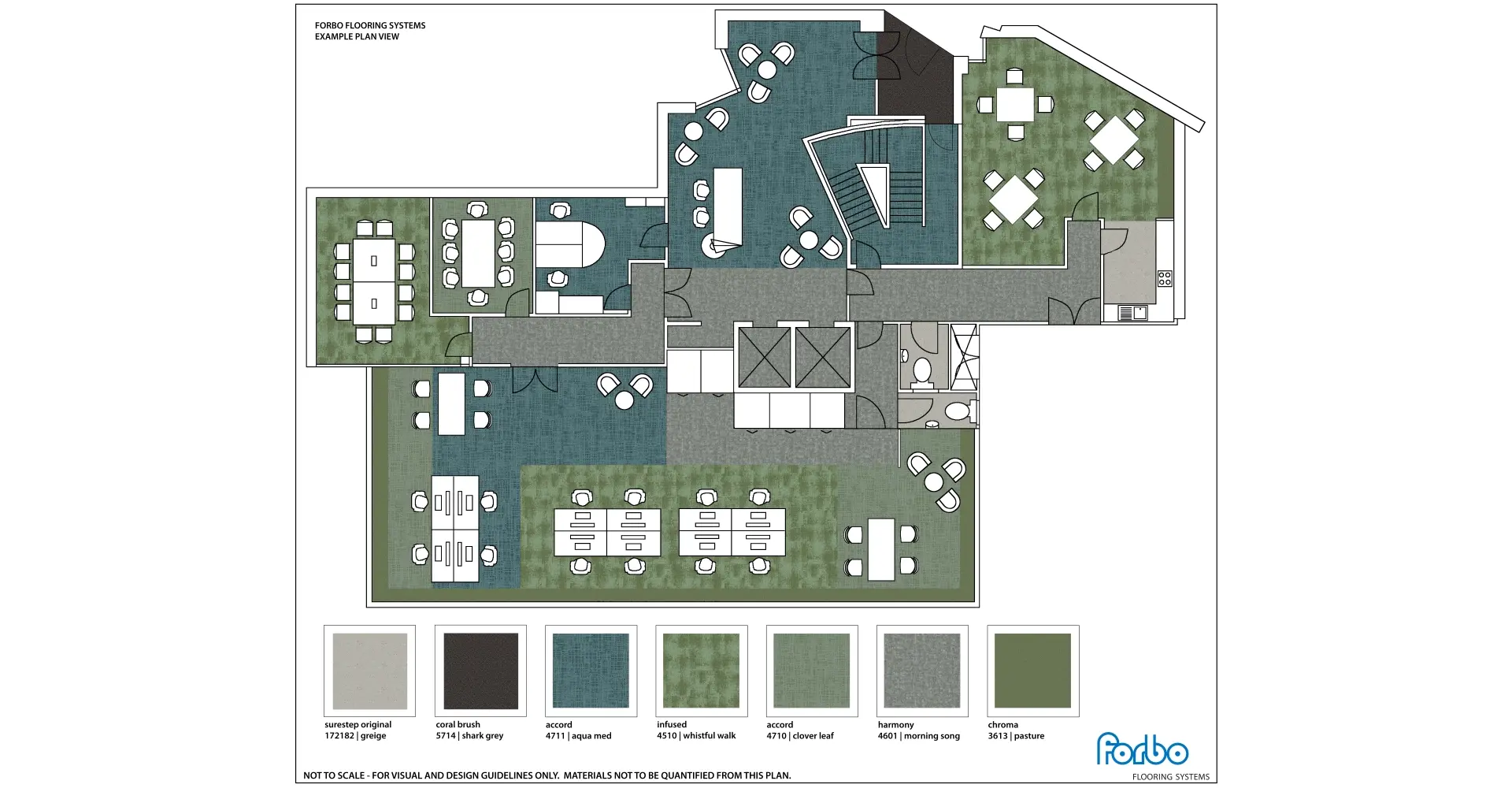 Example of a Forbo Plan Design Service Floor Plan