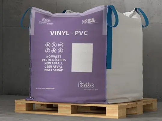 Big bag for vinyl take-back | Going round, moving forward |  Forbo Flooring Systems