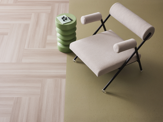 Moods of the season two | 3593 matcha, 63659 shell twine | Forbo Flooring Systems