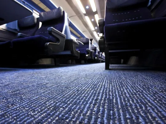 East Midlands Trains Tessera textilmatta - gulv til jernbane