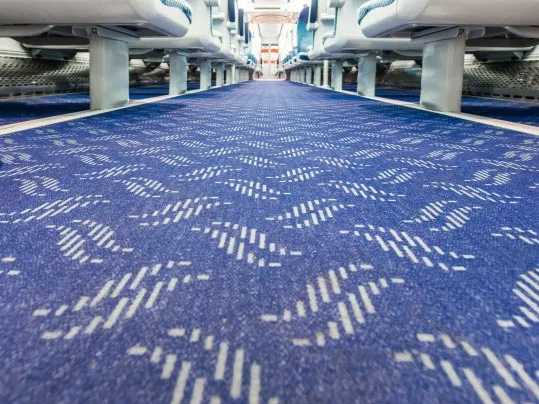 Translink NI Railways - Flotex FR geležinkelio grindų danga