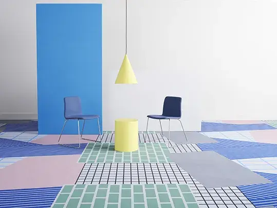 HemingwayDesign x Forbo Flooring | Constructed patterns | Forbo Flooring Systems
