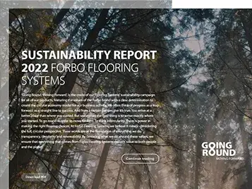 Sustainability report 2022 | Forbo Flooring Systems