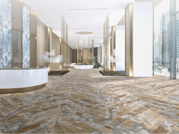 Flotex resilient carpet, Hospitality and Leisure 