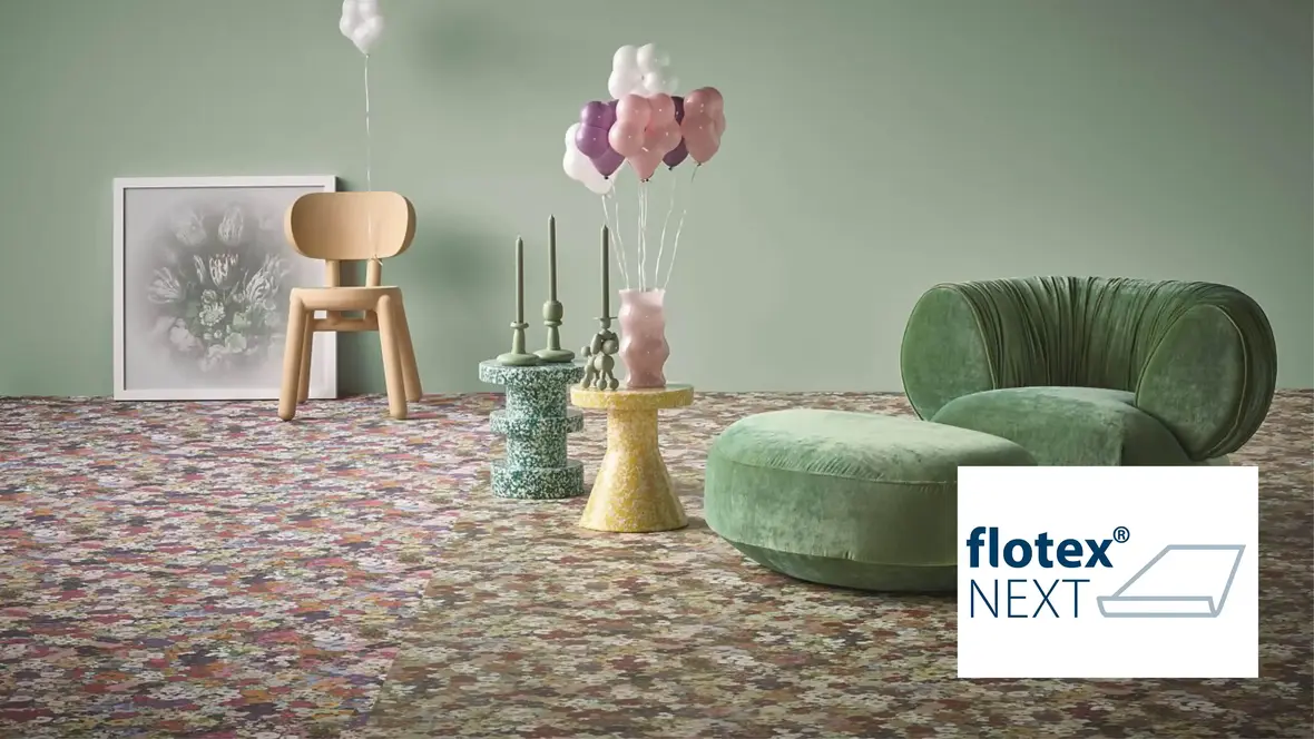 Revêtement de sol textile floqué sans colle Flotex next | Forbo Flooring