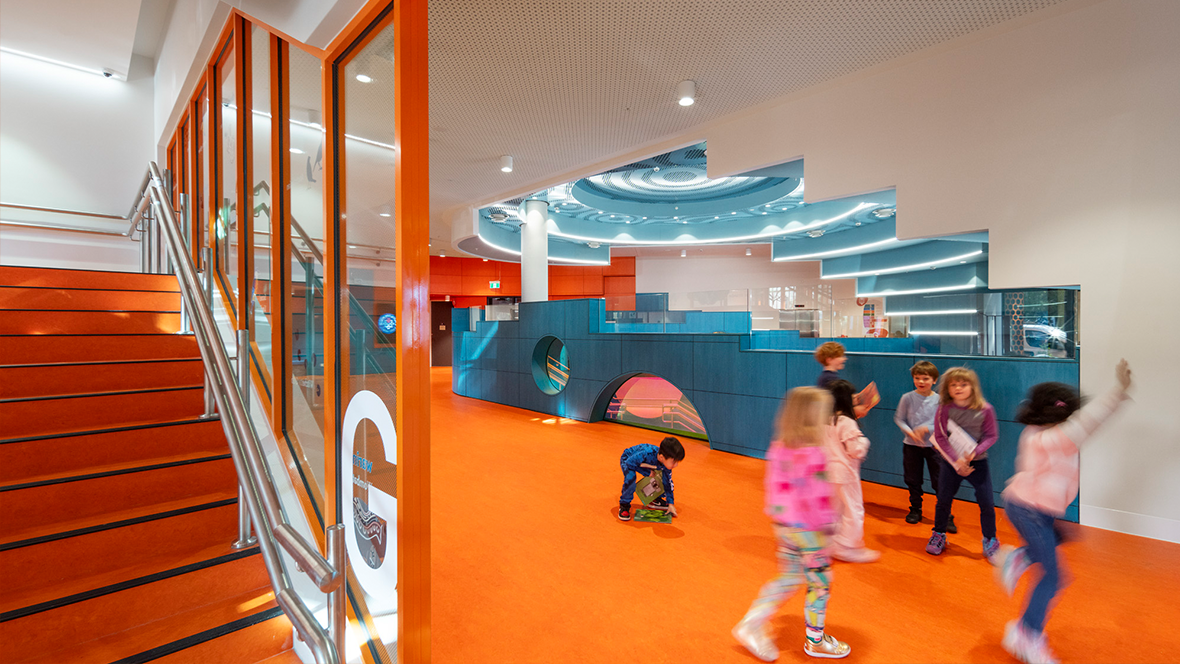 North Melbourne Primary School | Marmoleum 3126 | ARM Architecture ©John Gollings