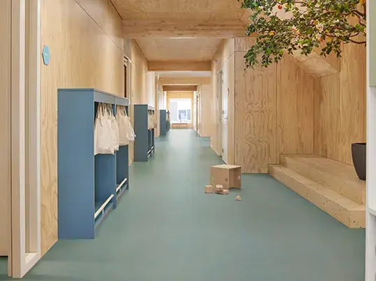 Marmoleum Concrete_3763 blue shimmer | Forbo Flooring Systems