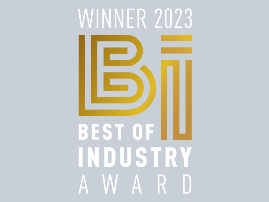 Winner of the Best of Industry Award 2023