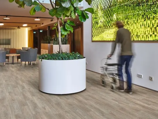 Eternal wood flooring in a healthcare setting