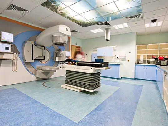 The Christie radiotherapie faciliteit- marmoleum