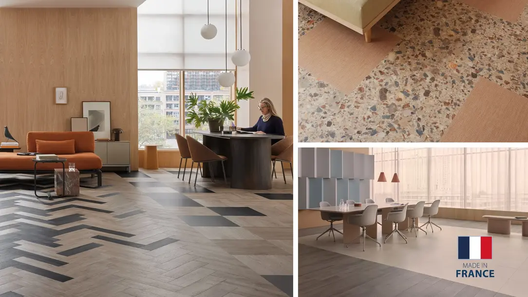 Revêtement de sol lames dalles LVT acoustique Allura decibel | Forbo Flooring Systems