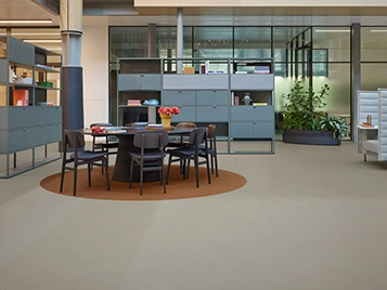 Marmoleum Decibel - 370635 concrete beton & 337035 walton terracotta