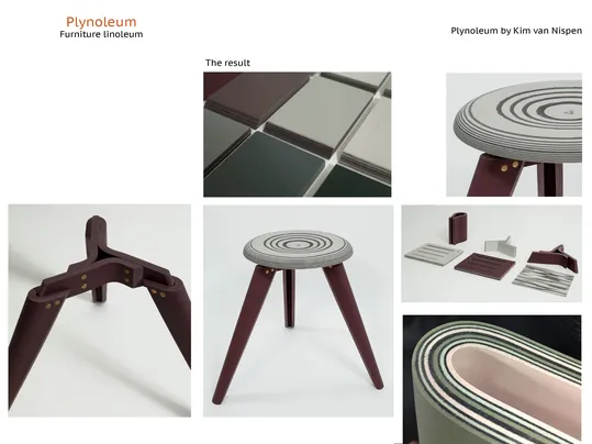 Revêtement, Linoléum mobilier tabouret design | Forbo Flooring Systems