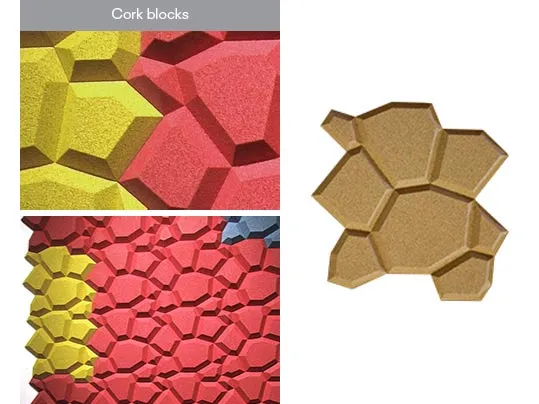 Cork blocks