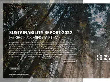 Rapport de développement 2022 | Forbo Flooring Systems