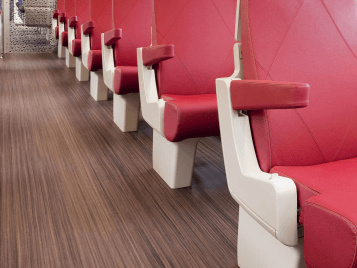 Revêtement de sol lino pour train | Forbo Flooring Systems