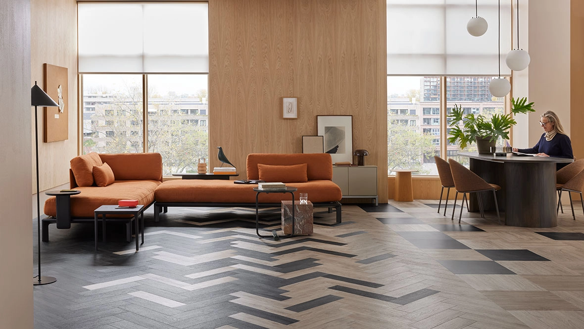 Allura Decibel - 9109 nero perlino, 5201HAD pale authentic oak & 5239HAD ebony authentic oak