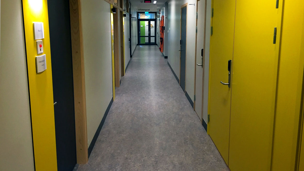 Angereds Närsjukhus korridor