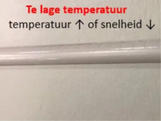Marmoweld te lage temperatuur