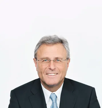Portrait photograph of This E. Schneider, Executive Chairman of the Board of Directors at Forbo
