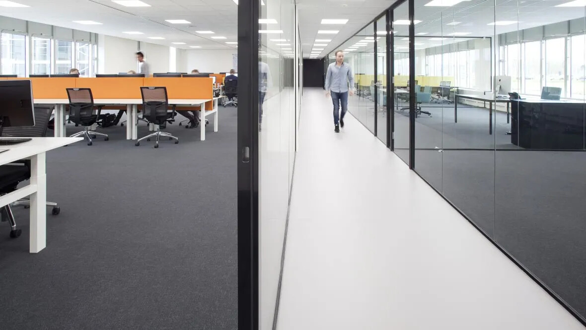 Commercial office flooring - Flotex & marmoleum Flotex AcousticPlus