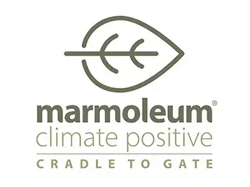 climate positive Marmoleum from cradle to gate