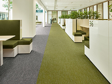 Flotex Colour (2019) - 445022, 445027 resilient carpet for commercial offices