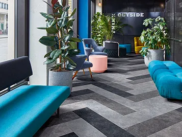 Flotex Carpet Colour Planks - 990002, 990010, 990012, 990019 flooring for offices
