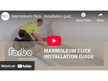 Verlegevideo Marmoleum Click