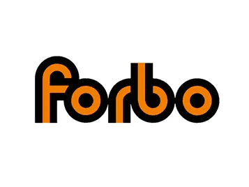 Old Forbo Logo in orange, 1973.